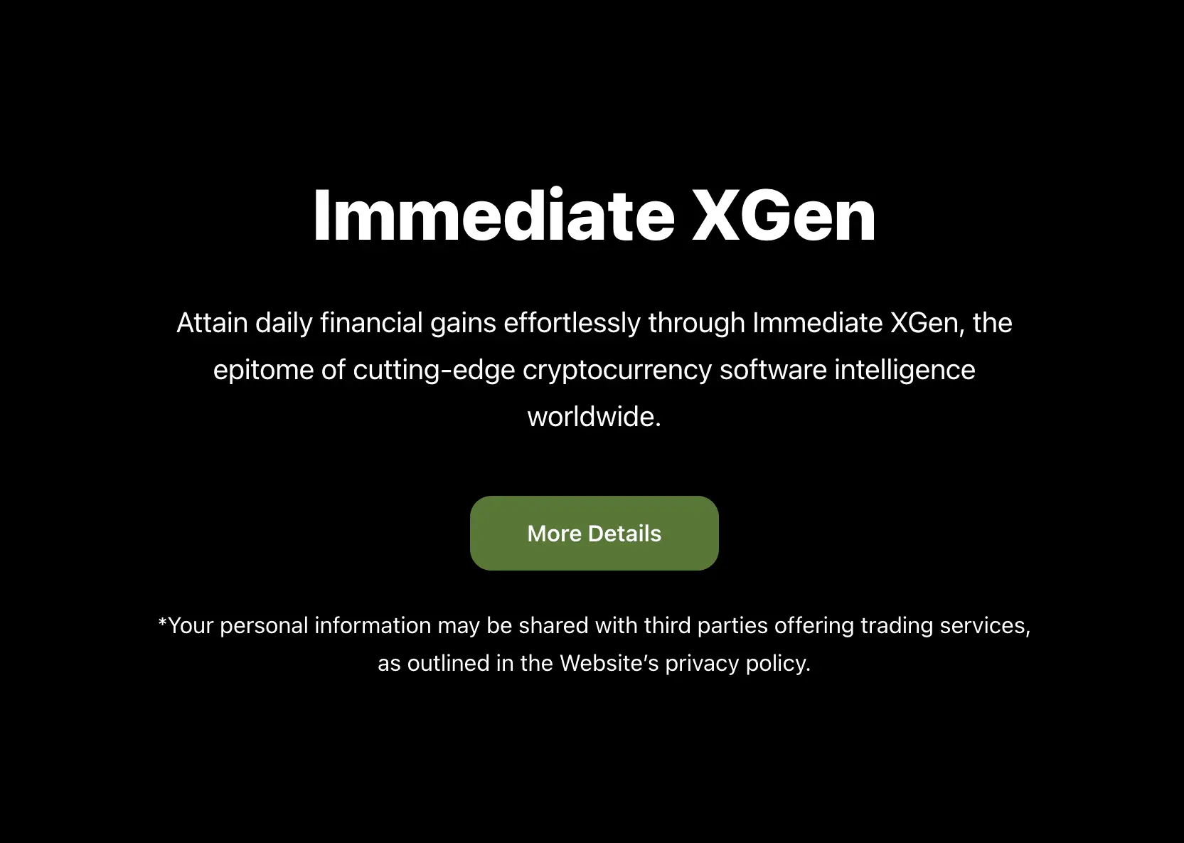 Огляд платформи Immediate XGen - шахрайство чи законна торгівельна платформа